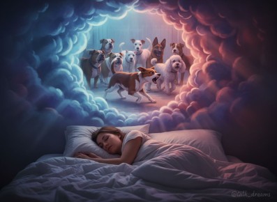 Что означает сон об окружении собаками?