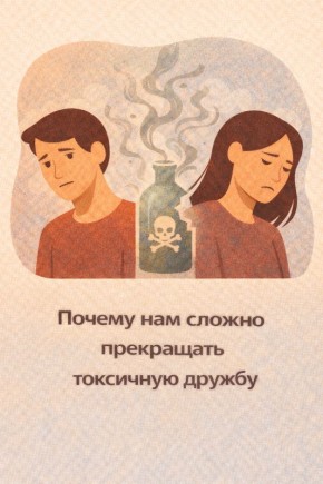 Почему так тяжело разорвать токсичную дружбу