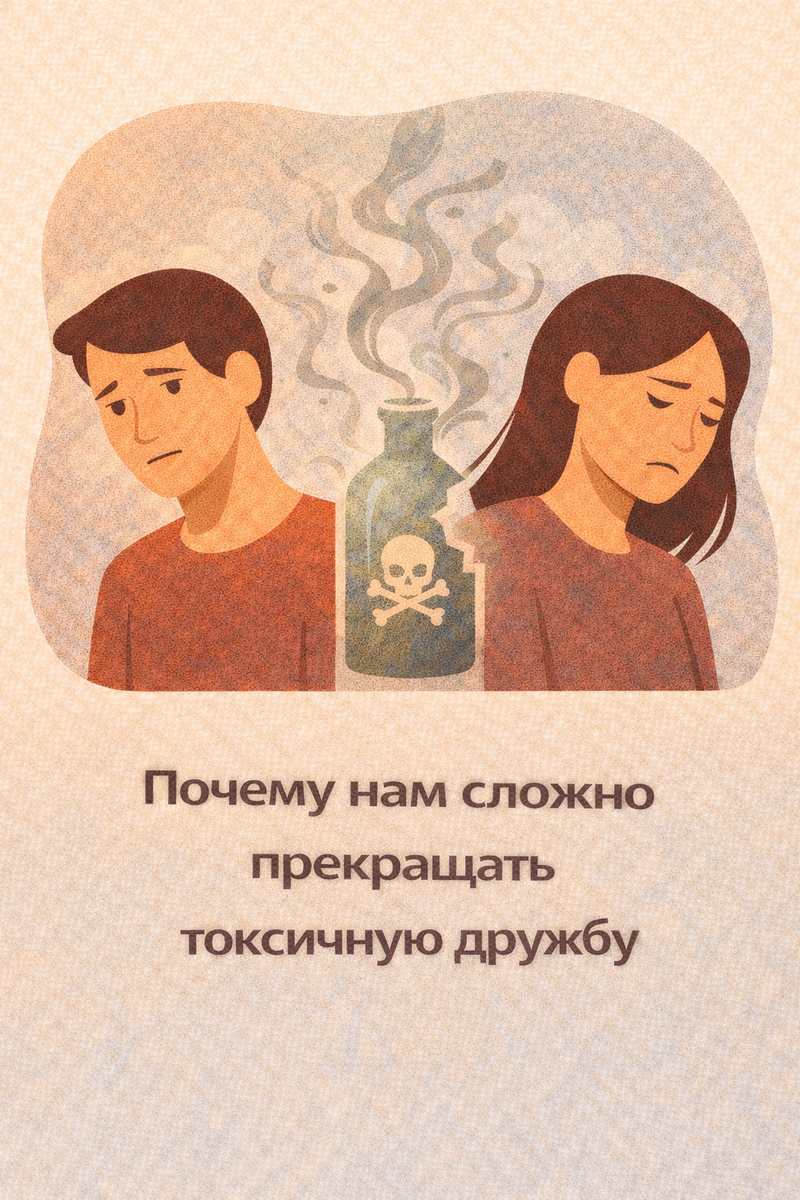 Почему так тяжело разорвать токсичную дружбу