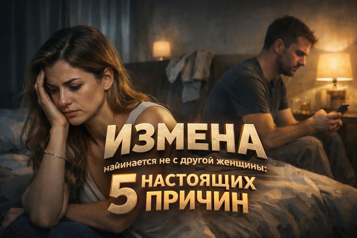 Измена не всегда причина в другой женщине: что стоит за предательством