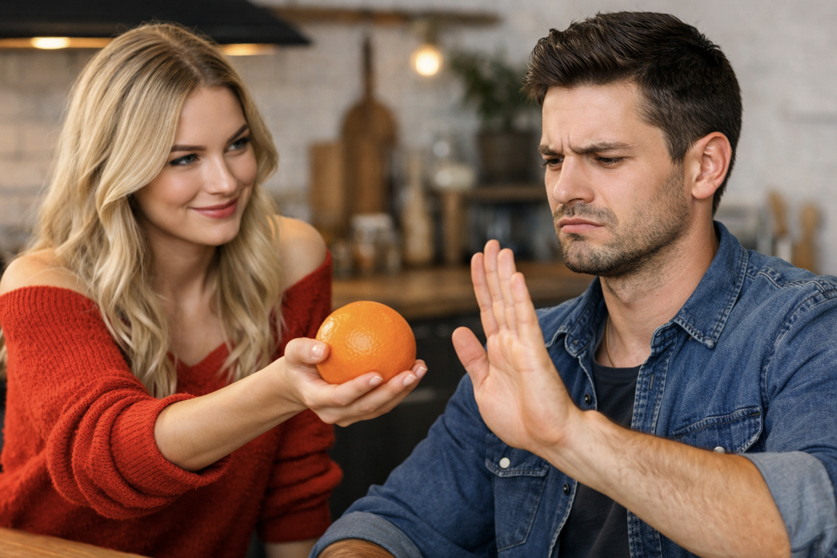 Тест апельсином: почему мужчины и женщины расстаются из-за маленьких просьб