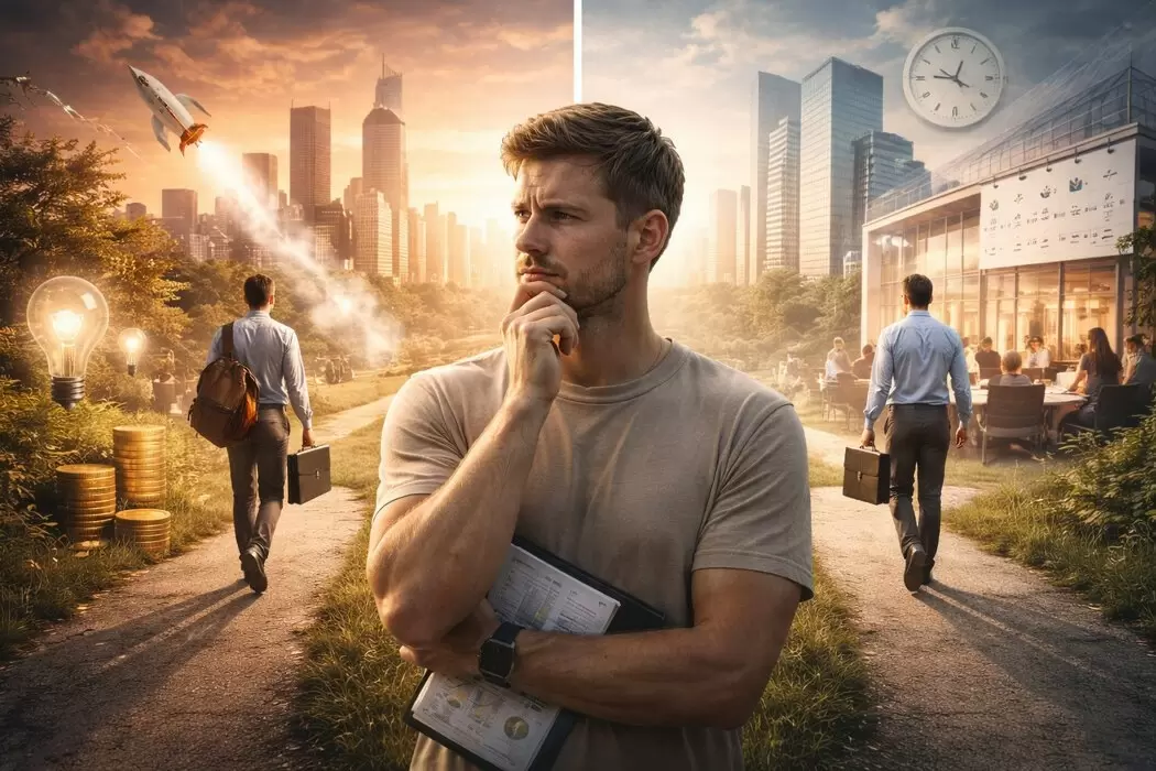 Как выбрать между предпринимательством и работой в найме