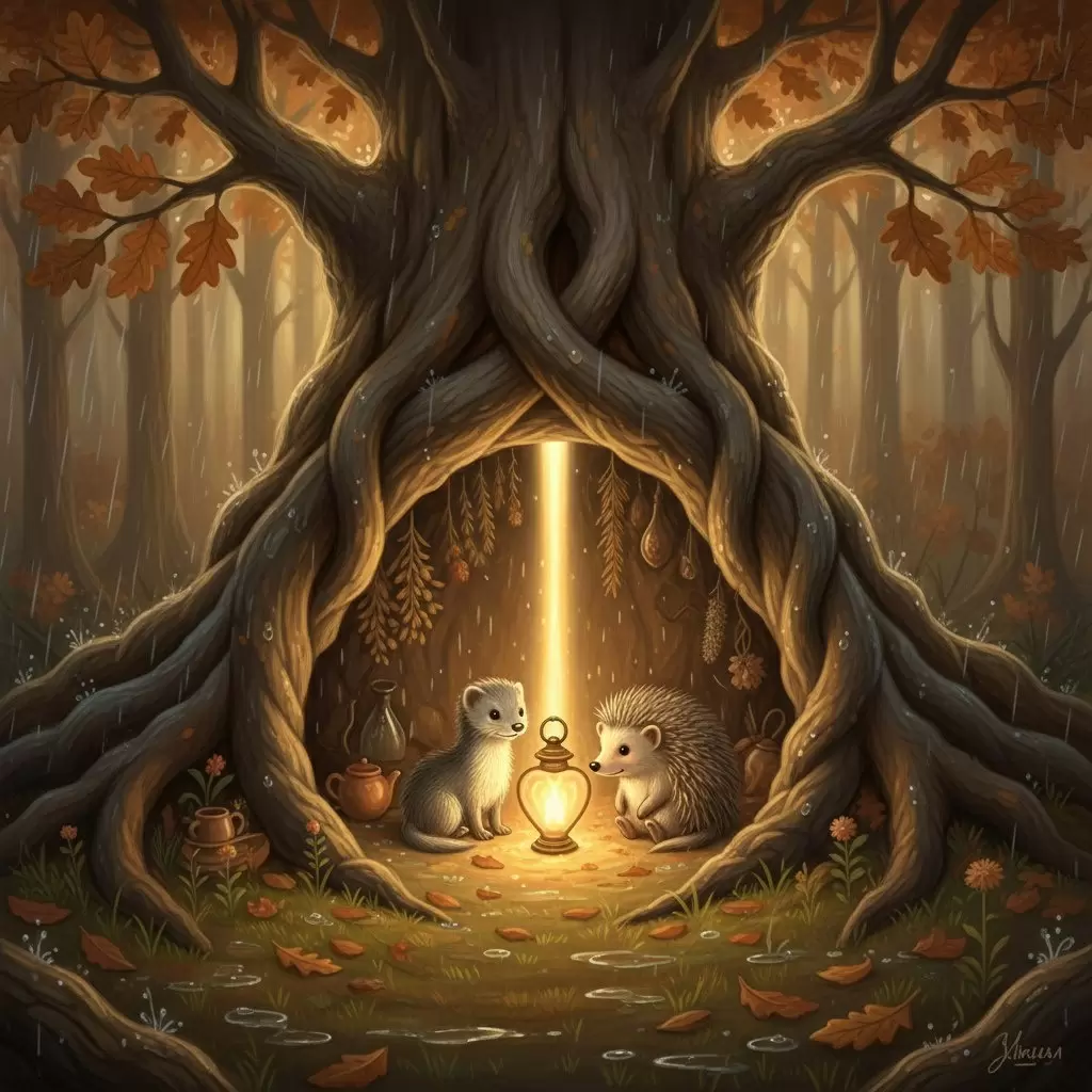 Свет из глубины леса