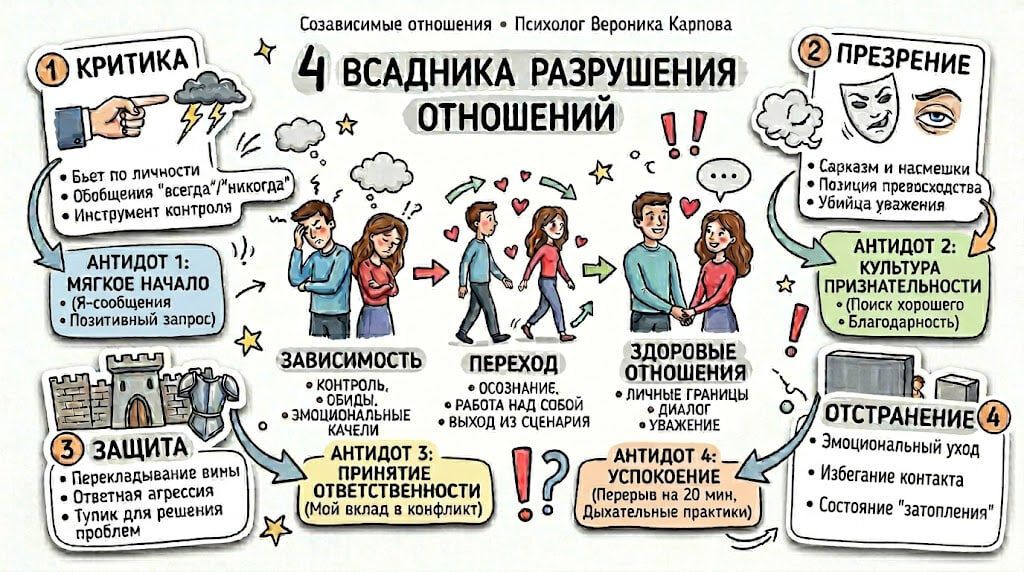 Как понять, что ваши отношения в кризисе: 4 признака, которые нельзя игнорировать