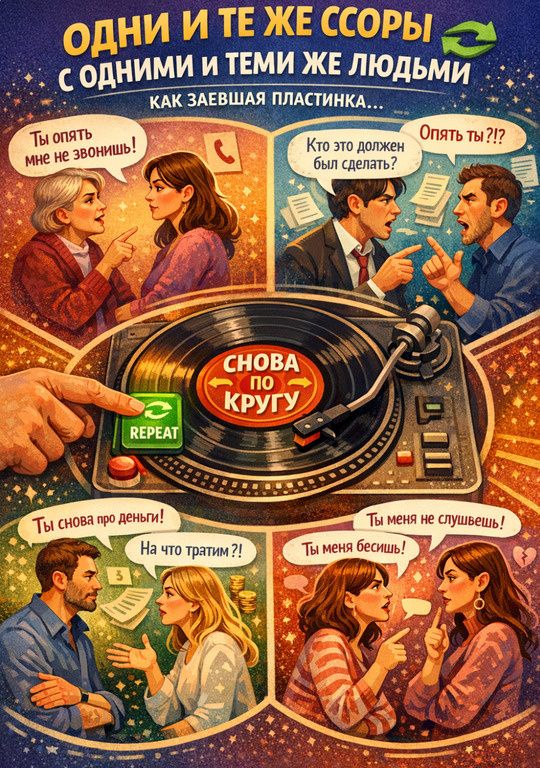 Почему одни и те же люди вызывают одни и те же ссоры